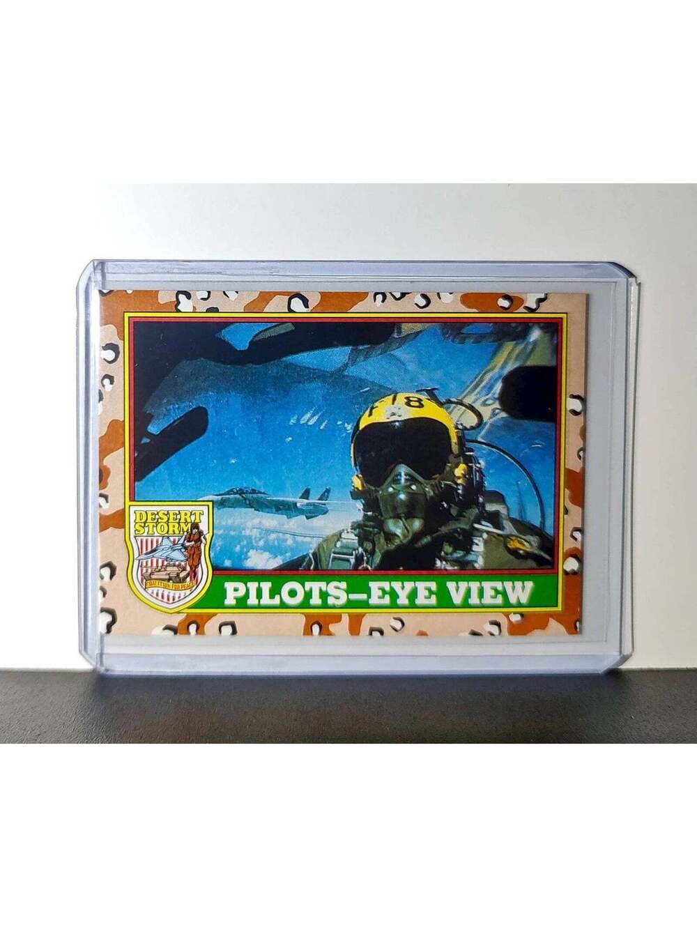 Pilot’s-Eye View 1991 Topps Desert Storm #24 Card